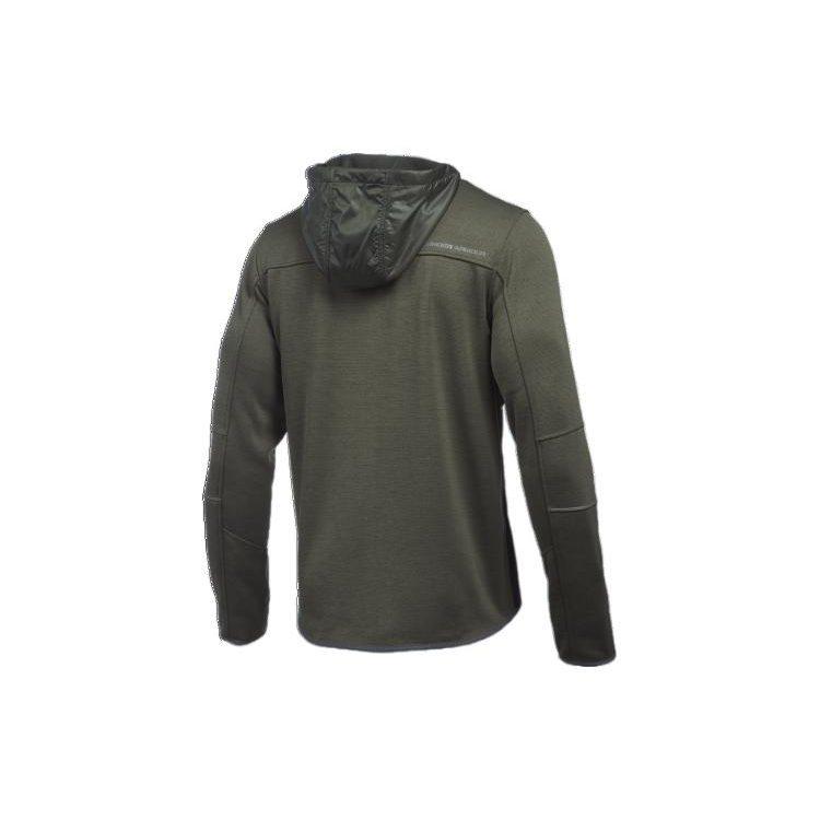 Under Armour Куртки Мужские Зеленые С Капюшоном Умеренные Рабочая Одежда 1280754-334