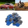 80Pcs Tire Patch Puncture Repair Rubber Stick Tool 45x45mm Universal for Car Motorcycle