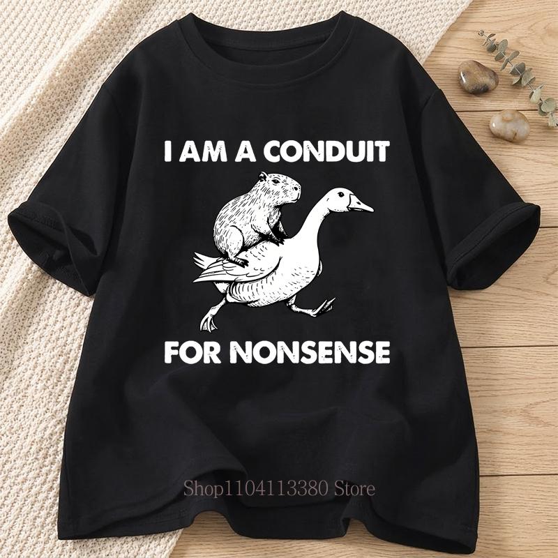 Big Goose Moles Graphic Print Tshirts Summer Women Unisex Fashion Casual Loose Streetwear Tops ONeck Short Sleeve Tshirts