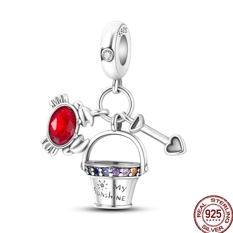 Медный пляж Океанский отпуск Напиток Шарм Морская звезда Бусины Подходят для Пан Оригинальный браслет Сделай сам Праздничные украшения Подарок