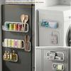 Magnetic Storage Rack Multifunctional Organization Rack  Kitchen Refrigerator