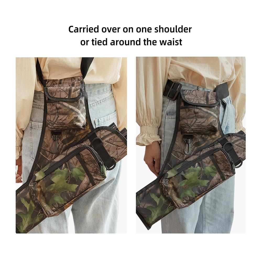 Колчан для стрельбы из лука с 3 трубками на поясе, мишень для стрельбы из ткани Оксфорд, колчан для стрел с регулируемым ремнем