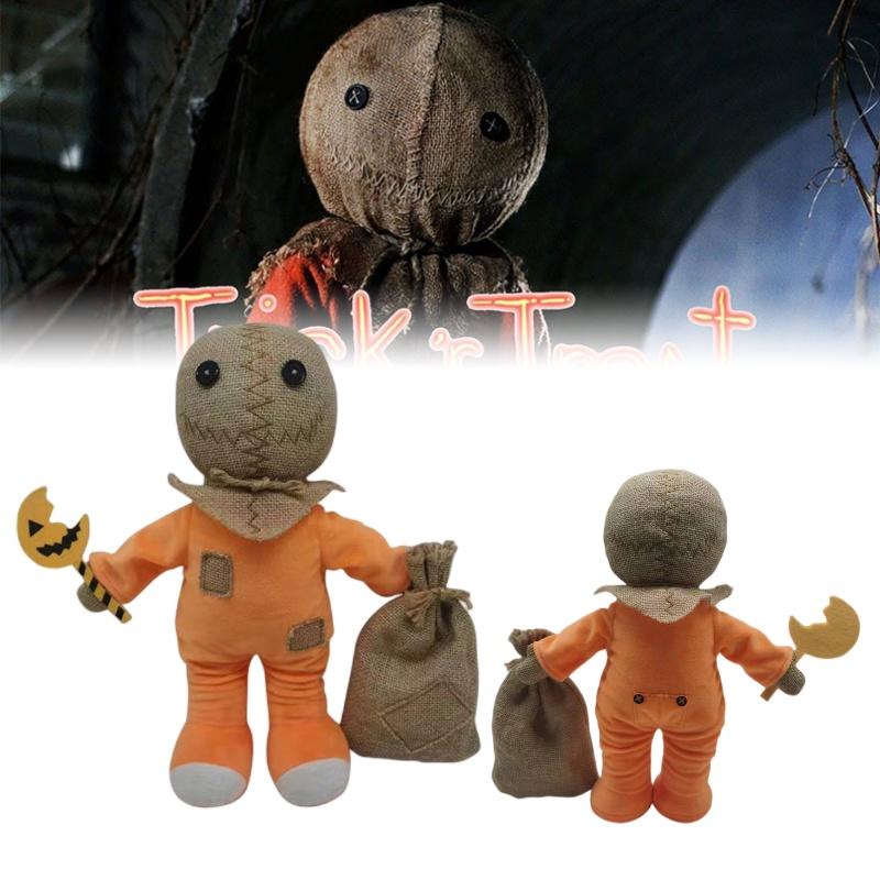 Плюшевая игрушка Сэм Trick Treat Человек-тыква на Хэллоуин Кукла из фильма
