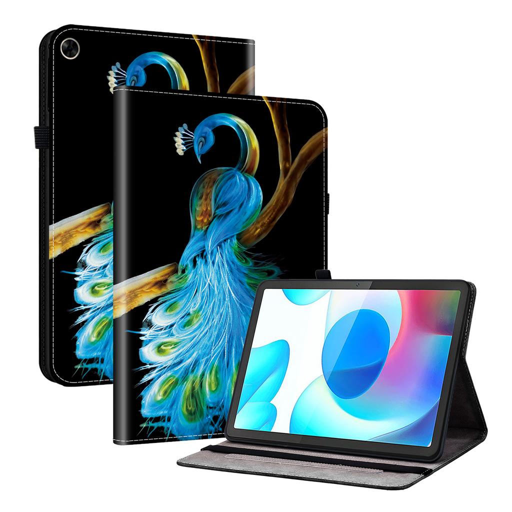 Чехол для планшета Realme Pad из искусственной кожи — 11 стилей! Прочный, с 2 слотами для подставки, держателем для карандашей и слотами для карточек, гибкая задняя крышка из ТПУ