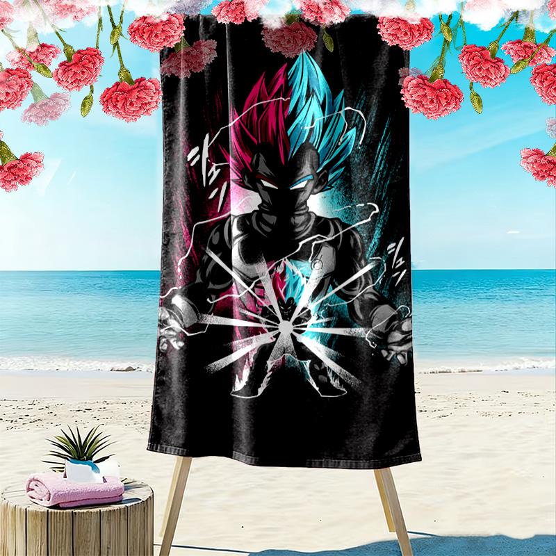 Electric Dragon Power beach towel Portable for travel Outdoor camping Absorbent bath towel Outdoor pool towel quickdrying swim towel printing