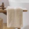 Serviette de toilette - Elegante - 50 x 90 cm - 100% coton - Marron - Oeko-Tex®