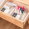 Desktop Organizer Box Drawer Divider Tray Desk Makeup Classification Storage Box for Bathroom Office Transparent