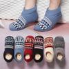 Unisex Autumn/Winter Classic Ethnic Print Warm Anti-Freeze Comfortable Soft Beige Friendly Versatile Floor Socks Cozy Couple Socks