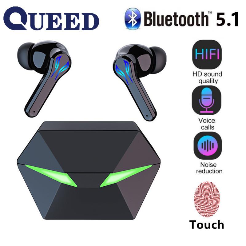 Wireless Bluetooth Headset TWS Zero Delay Into Ear -type E -sports Game Bluetooth Wireless Headset