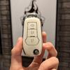 Чехол для ключей из ТПУ с серебряным краем для Ford F-150 F-250 F-350 Explorer Ranger KA Fiesta Mondeo, чехол без ключа с дистанционным управлением, брелок в виде ракушки, держатель для кожи