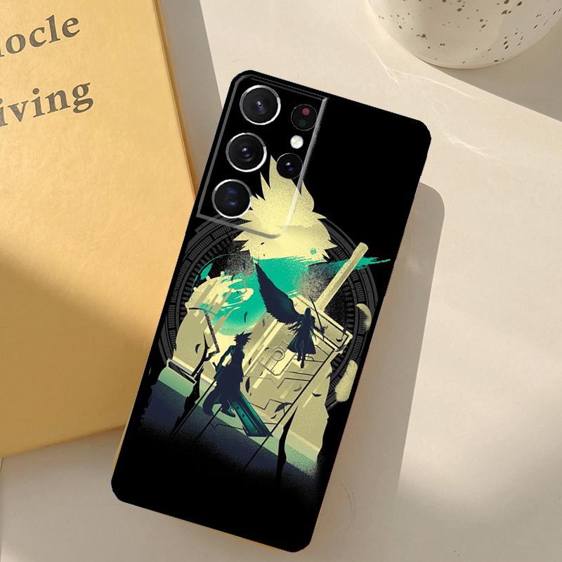 FINAL FANTASY Чехол Cloud Strife для Samsung Galaxy S23 S21 Ultra S20 FE S9 S10 S22 Plus Note 10 Plus S22 Ultra Чехол