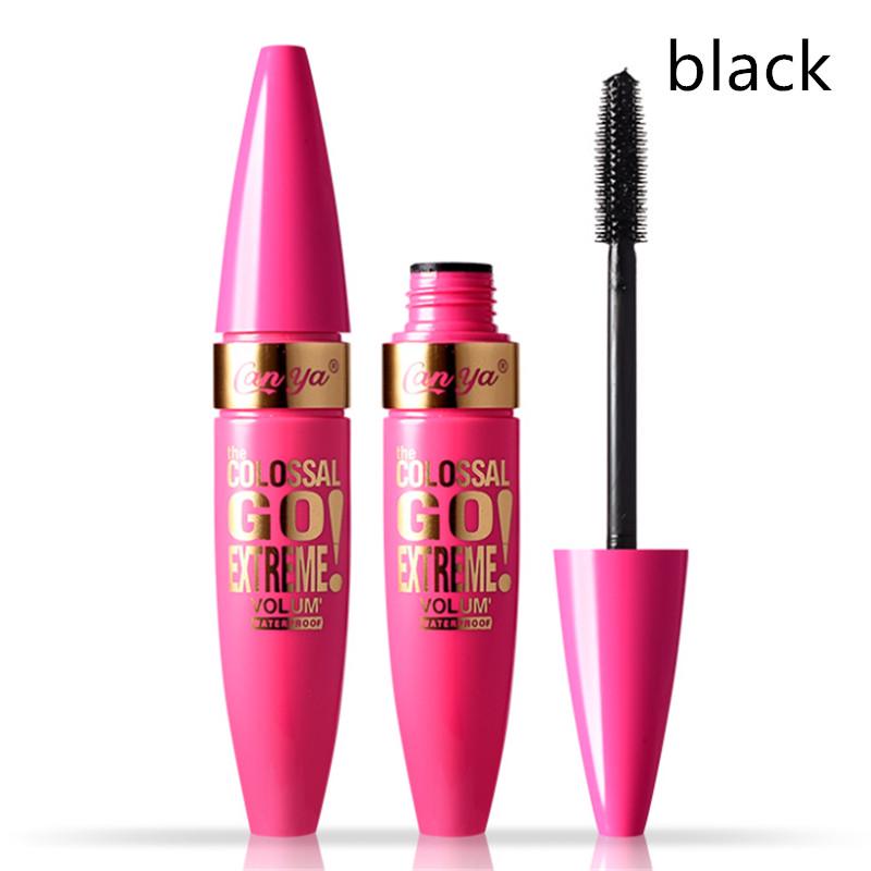 4D тушь для ресниц Водостойкая тушь для ресниц Маска для ресниц Roll Makeup Volume4D Тушь для ресниц с шелковым волокном Длинная завивка