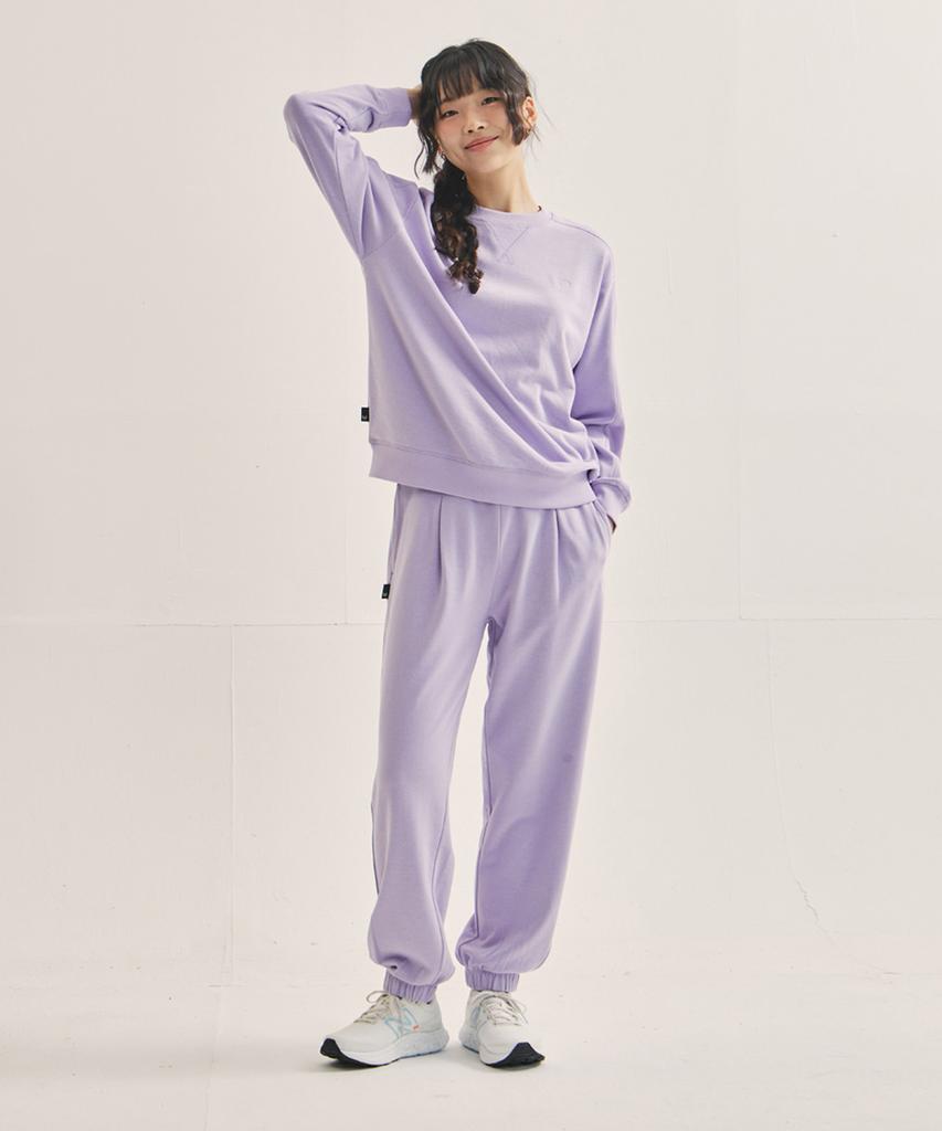 WILLIWAW STUDIO Ww One-Tuck Jogger Sweatpants [Lavender]