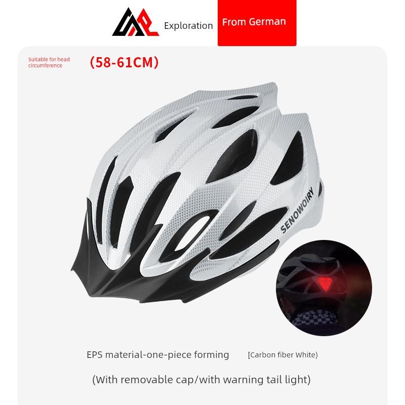 Bicycle Helmet with Goggles, One-Piece Safety Helmet, Men's and Women's Cycling Protective Helmet, Mountain Bike and Road Bike Equipment