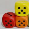 Large Foam Dices Soft Jumbo Dot Dices Learning 6 Sided 6 Inch Foam Dices Giant Dices Educational Toy for Stress Relief