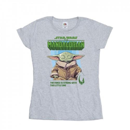Star Wars Womens/Ladies The Mandalorian The Force Is Strong Cotton T-Shirt
