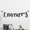 Мода Прачечная Письма Комната Наклейка На Стену Главная Спальня Декор Съемная Наклейка