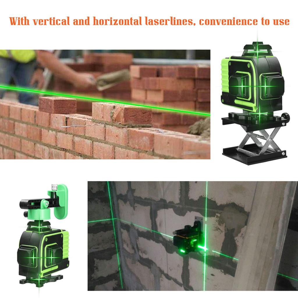 Multifunctional 16 Lines Laser Level 3 Degrees  Self-leveling Function Leveling Tool Omnidirectional Ground