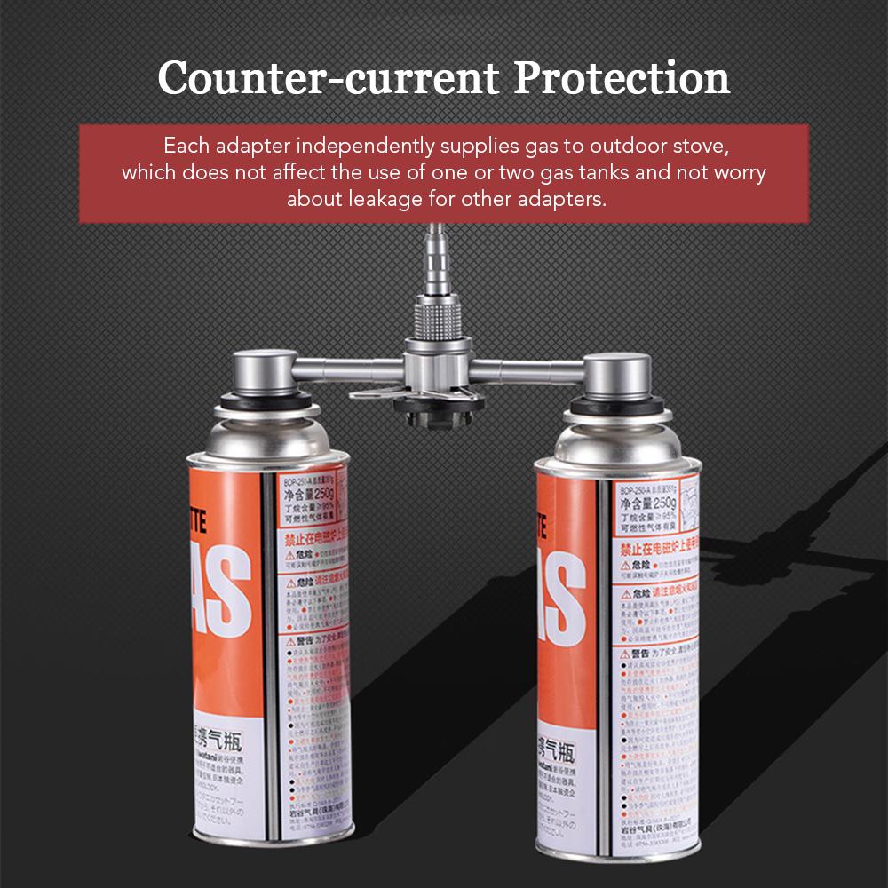 Адаптер непрерывного газоснабжения портативной плиты 3 в 1
