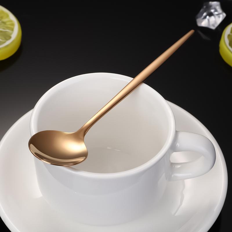 4 шт. Золотой набор столовых приборов из нержавеющей стали нож вилка ложка столовые приборы набор столовых приборов праздничная кухонная посуда подарок