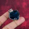 Indicolite Gemstone Pendant, 925 Solid Sterling Silver Pendant, Handmade Antique Jewelry, Gift For Mother Day