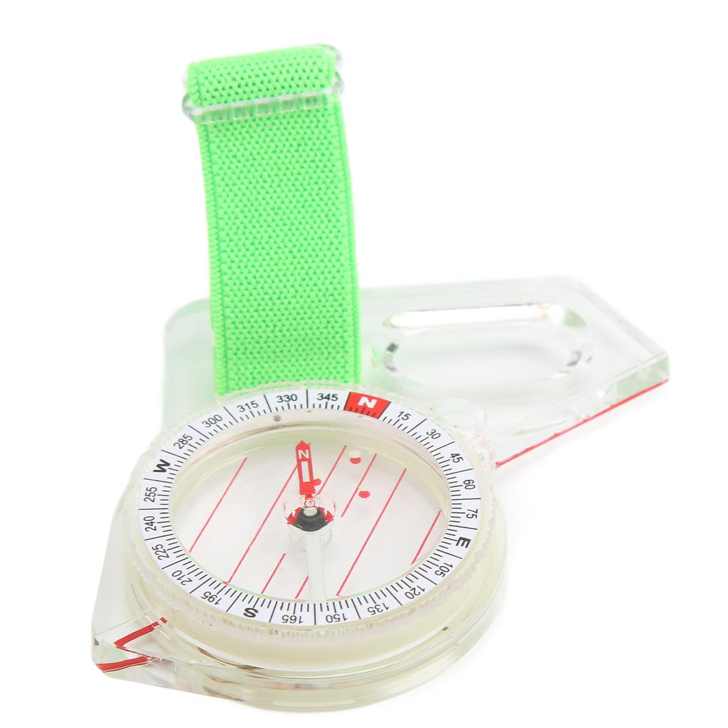 Orienteering Compass Clear Scale ABS Multifunction Thumb Compass With Luminous Point for Adventure