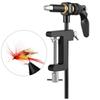 Rotate Fly Tying Vise Fishing Hook C-clamp Tying Vise Fly Fishing Tool Kit