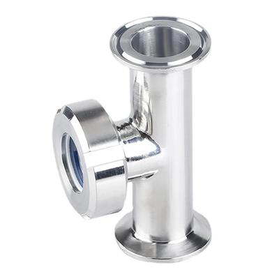 76 89 102 108 мм Наружный диаметр трубы 3" 3.5" 4" Тройник Tri Clamp 3 направления Нержавеющая сталь SUS 304 Санитарное соединение Смотровое стекло Домашнее пивоварение