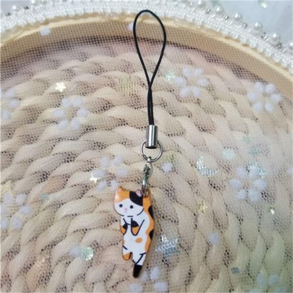 Bag Charms Case Strap Decor Phone Lanyards Cat Phone Strap Phone Hanging Charms Mobile Phone Strap