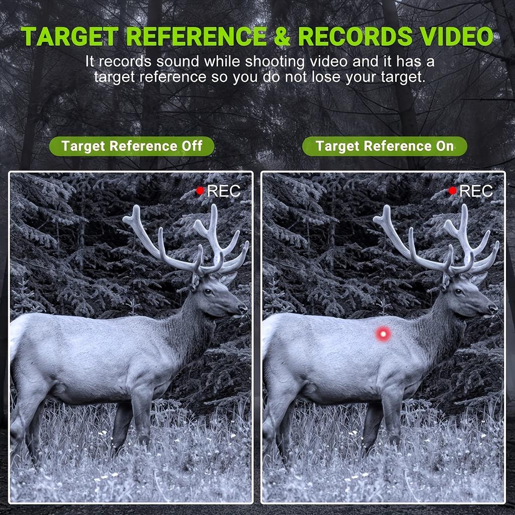 R19 Digital Night Vision Binocular 4K 1080P 3W Infrared Goggles with Recorder 984ft Viewing Range for Full Darkness Hunting and Camping HD LCD Screen