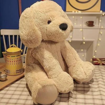 Большая плюшевая игрушка Собака Мягкая набивная игрушка Реалистичная кукла Собака Лабрадор с набивкой из ПП хлопка Подарок для обнимания для детей и взрослых