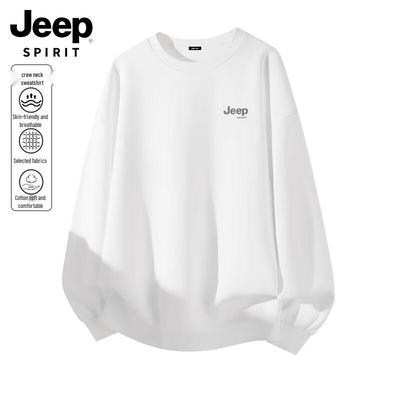 Мужской свитшот JEEP SPIRIT с круглым вырезом, свободного кроя
