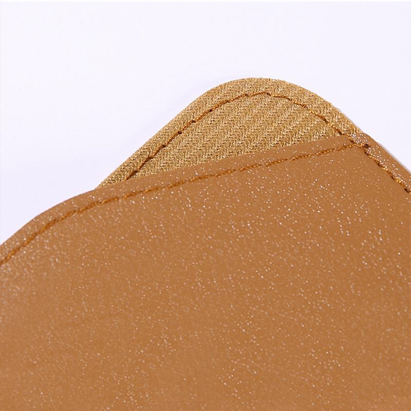 3 Pcs PU Leather Glasses Storage Pouches New Fashion Multicolor Portable Soft Eyeglass Cases Trendy Stylish Design Eyewear Bags