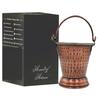 Steel Copper Hammered Design Antique Dark Tone Bucket, Serveware & Tableware for Home, Hotel & Restaurants, Volume-400 ML