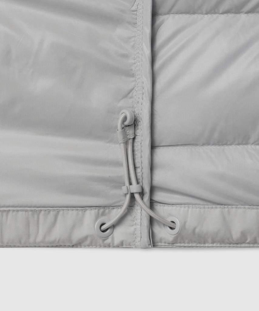 Musinsa Standard [City Leisure] Hooded Light Down Jacket [Light Grey]