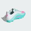 adidas F50 Messi League Multi Ground Football Boots Kids JQ0941 Kids' Performance Sports Shoes Cloud White / Lucid Pink / Flash Aqua