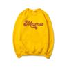 Mama Sweatshirt Retro Mom Hoodie Mama Crewneck Pullover Women Long Sleeve Sweatshirts Mothers Day Gift New Mom Gifts Casual Tops