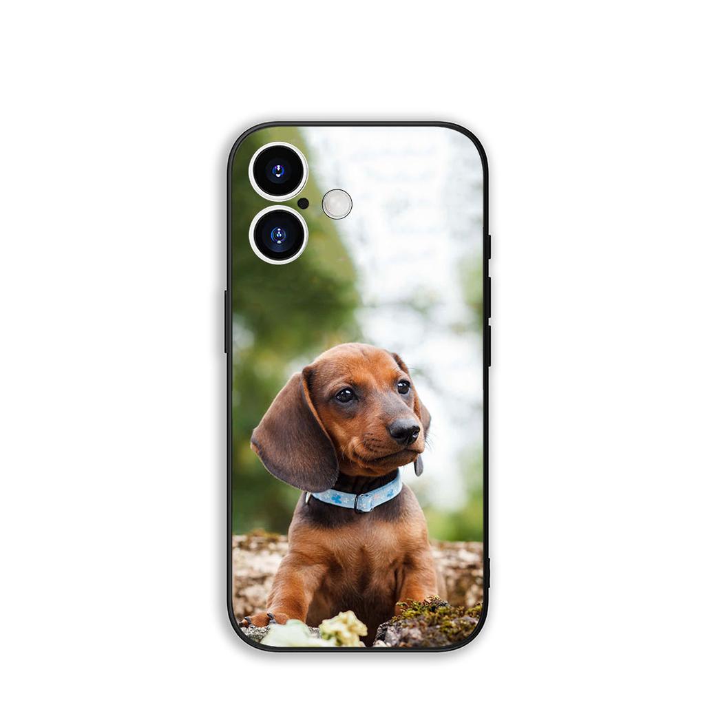 Чехол для телефона Животное Милый Такса Собака Чехол для Apple iPhone 17 16 11 Pro XS Max XR 6 7 8 Plus + 16E SE 2020 Air 5 8+ Чехол