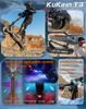 KuKirin T3 Foldable Electric Scooter 800W Brushless Motor 48V 15.6Ah 58KM Long Range 10" All-Terrain Off-Road E-Scooter