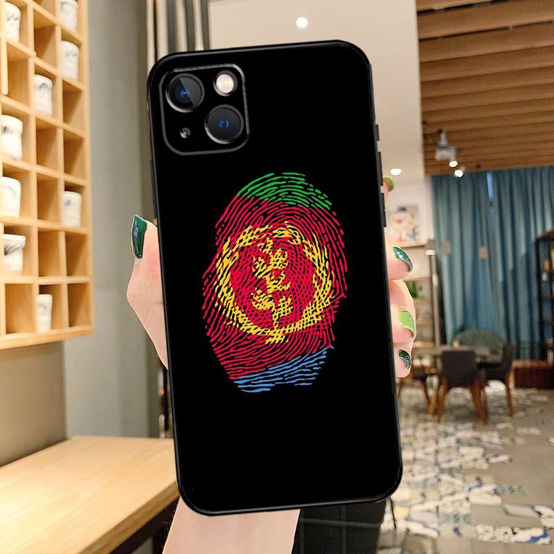 Чехол для телефона с флагом Эритреи для iPhone 15 Pro Max 14 13 12 11 16 17 Pro Max mini 15 16 Plus 16e 17 Air Cover