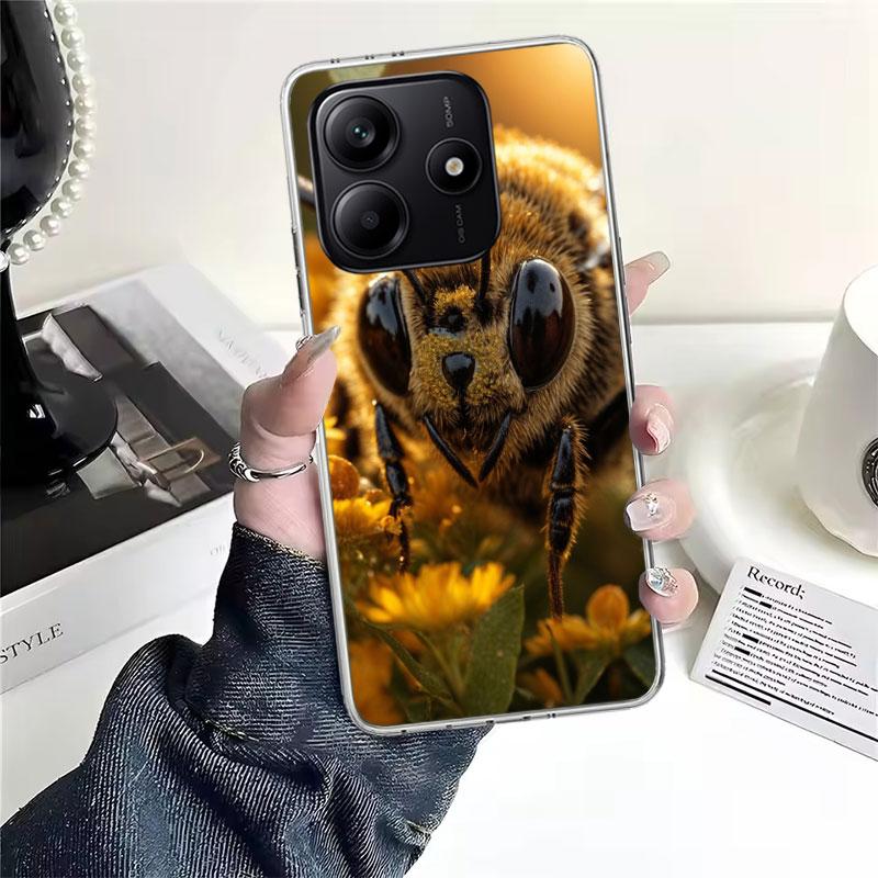 Bee Keeping Honey Animal Soft Phone Case For Xiaomi Redmi Note 15 14 14S 13 12 Pro Plus 12S 11 11S 11E 10 10S 11T 5G Fundas Coqu