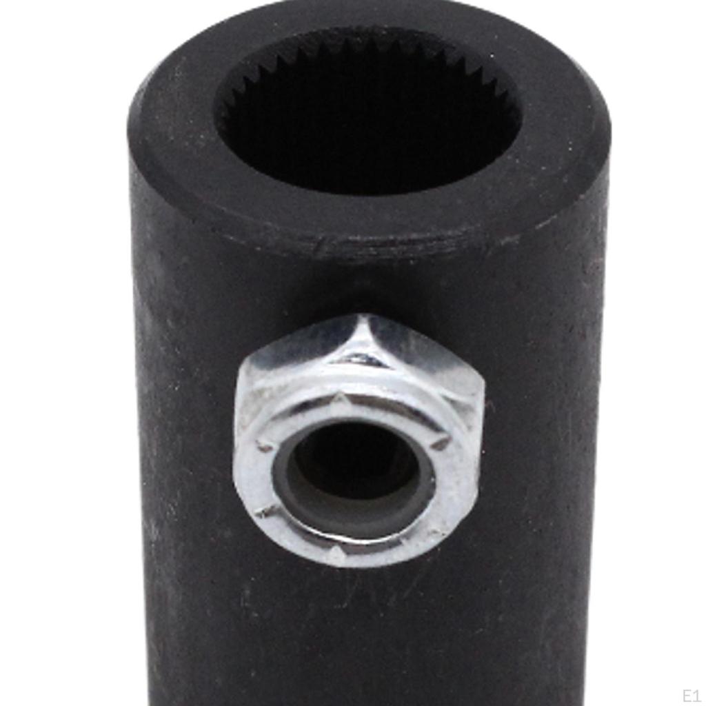5/8in 36 Spline To 3/4in Round Smooth Steering Shaft Coupler High Performance Portable Replacement