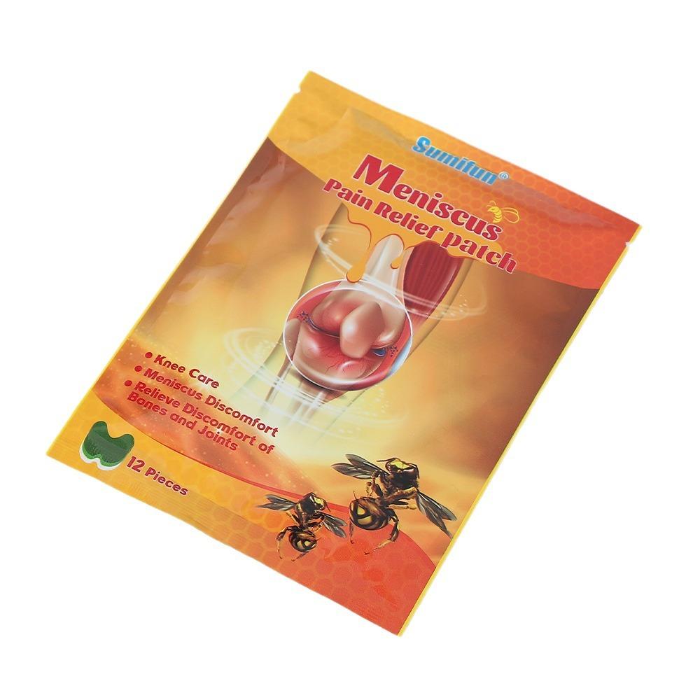 12 шт./пакет пластырь для снятия боли в колене, пластырь для снятия боли и отечности суставов, китайские травяные медицинские наклейки для мышц и суставов