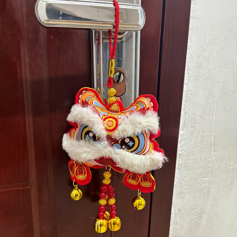 2026 год Благоприятный кулон-колокольчик «Пробуждение льва» в честь Лунного года Лошади