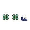 Swarovski Idyllia Four Leaf Clover Earrings Women earrings Green 5666236