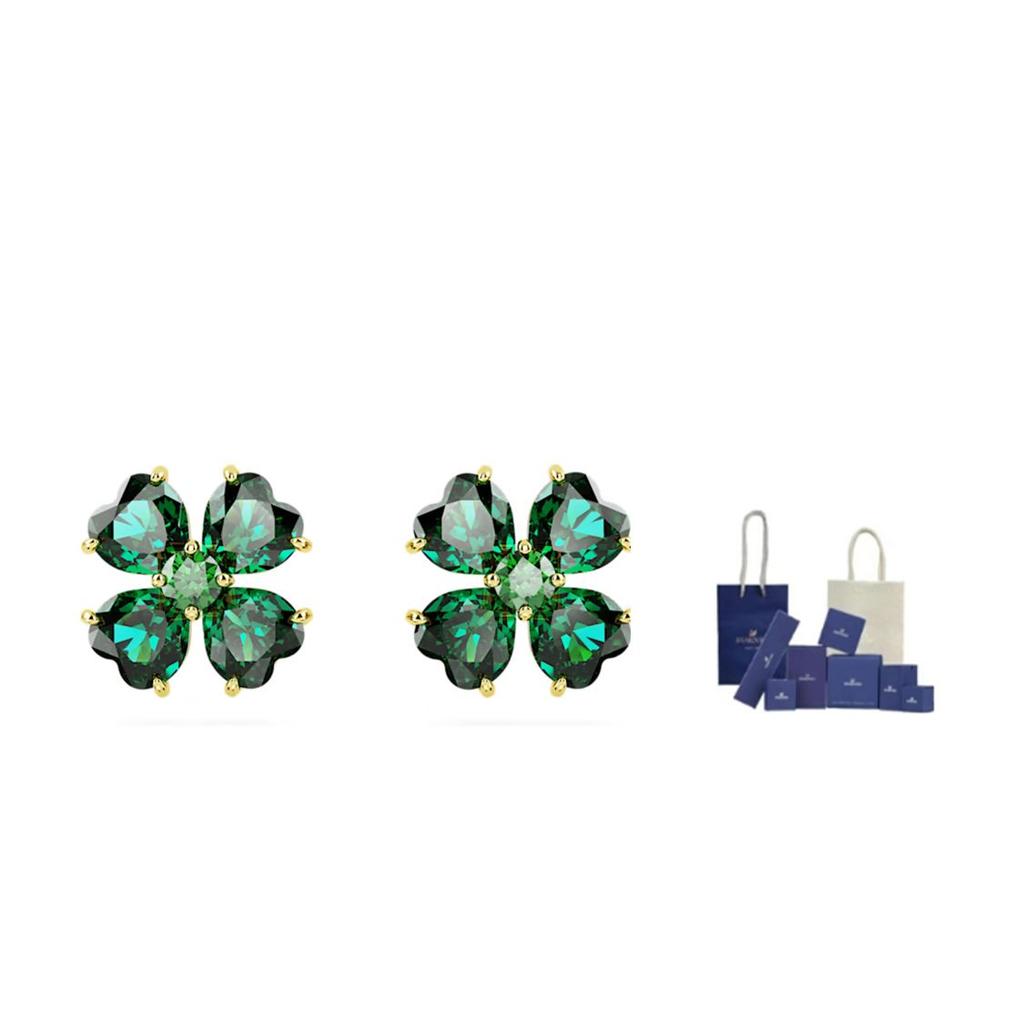Swarovski Idyllia Four Leaf Clover Earrings Women earrings Green 5666236