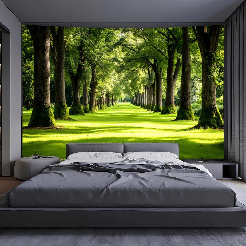1pc 2Dflat Charming Natural Landscape Banner - Indoor Landscape Decoration Nature-Inspired Design wsj
