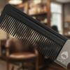 Foldable metal beard comb with opener for men