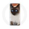 Case for Huawei P30 Lite Siamese Black and White Blue Eyes