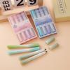 Gradient Color Lovely Highlighter High Value Scratch Student Meeting Marker Pen Eye Protection Large Capacity Kawai Stationery